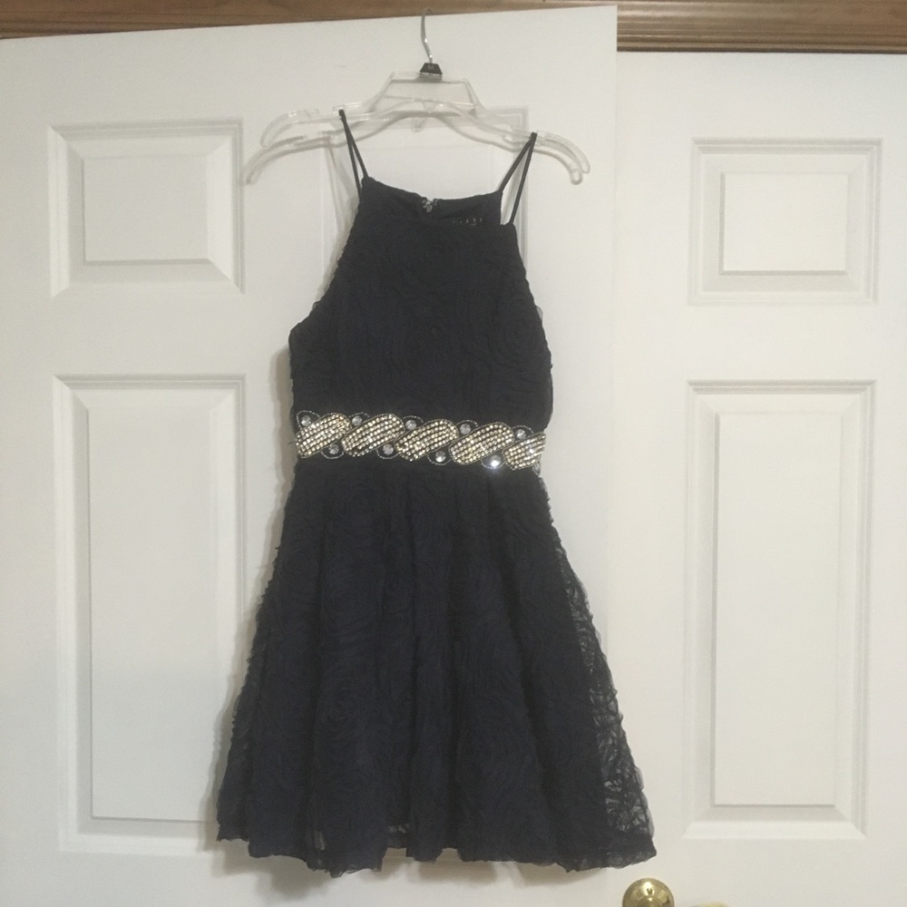 Navy blue semi formal size 3 dress